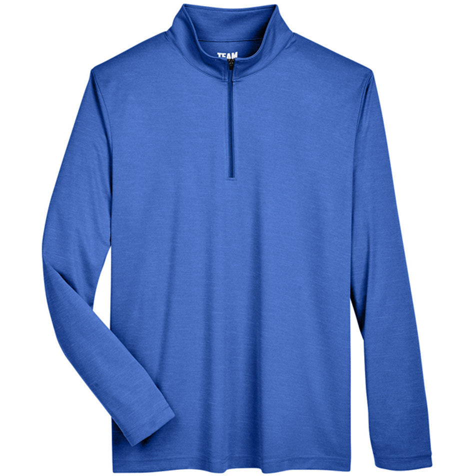 Team 365 Men's Zone Sonic Heather Performance Quarter-Zip