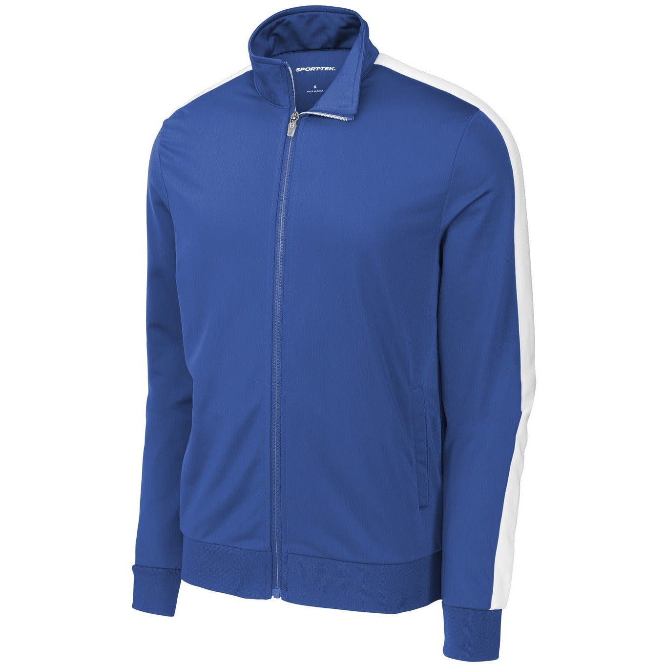 Sport-Tek Tricot Sleeve Stripe Track Jacket