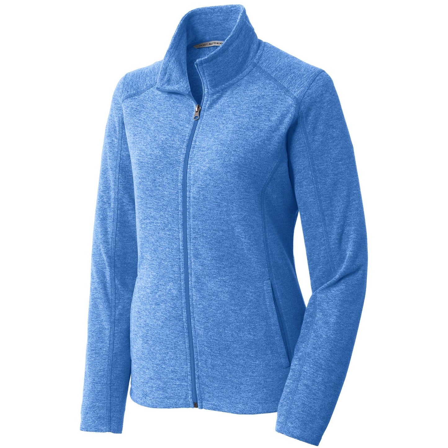 Port Authority Women's Heather Microfleece Full-Zip Jacket
