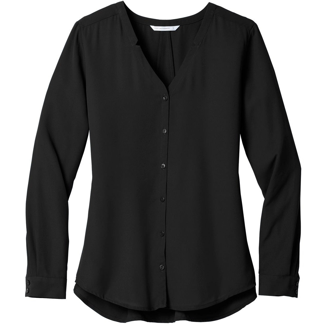 Port Authority Women's Long Sleeve Button-Front Blouse