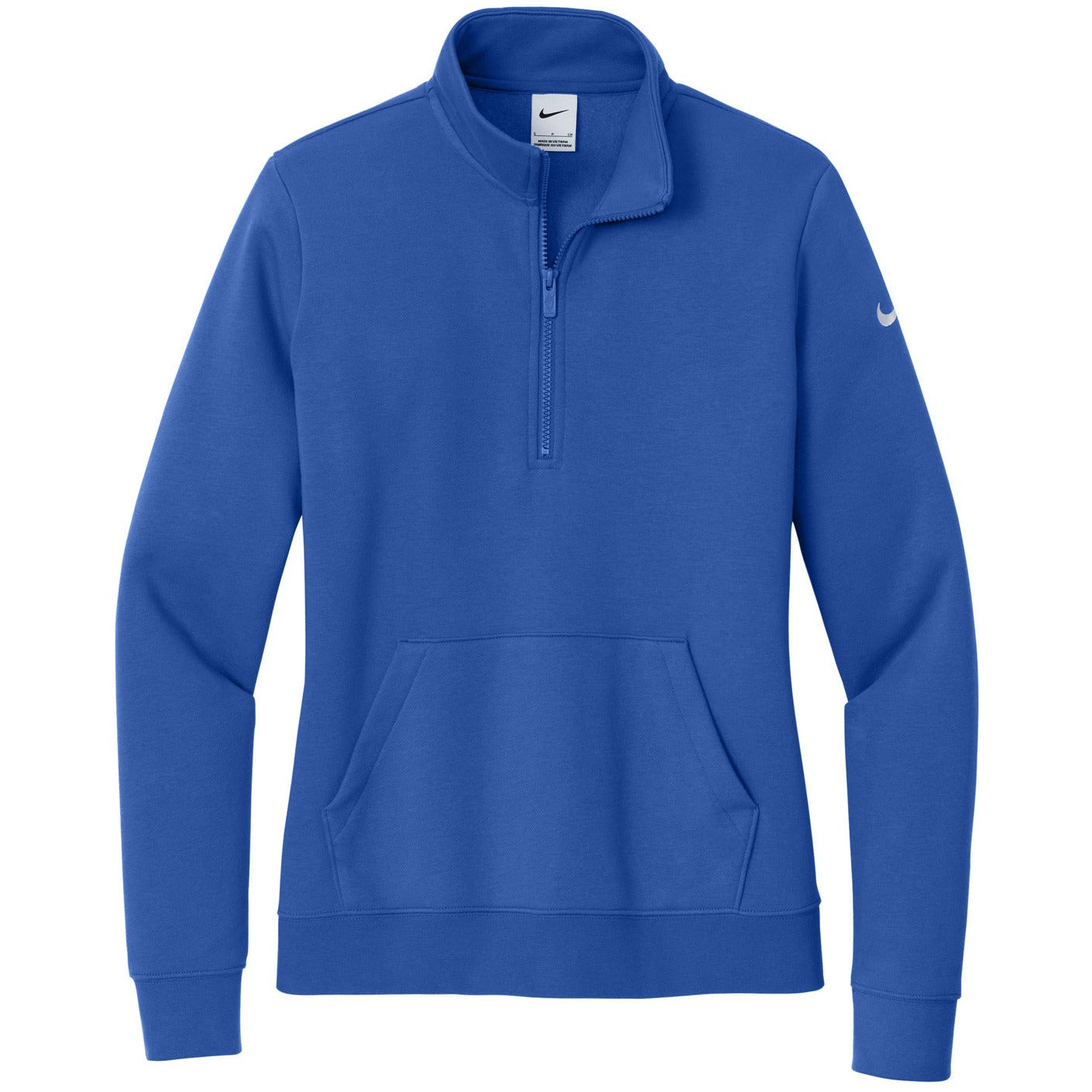 Nike Women's Club Fleece Sleeve Swoosh 1/2-Zip