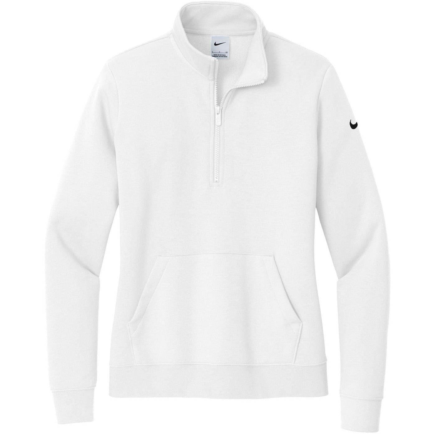 Nike Women's Club Fleece Sleeve Swoosh 1/2-Zip