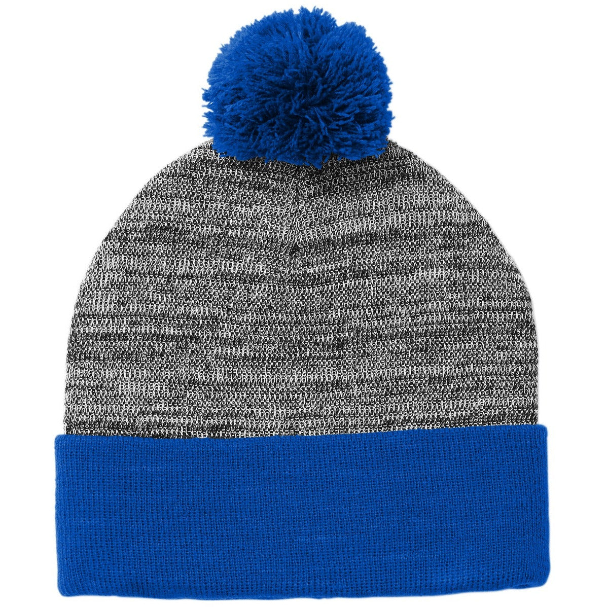 Sport-Tek Heather Pom Pom Beanie