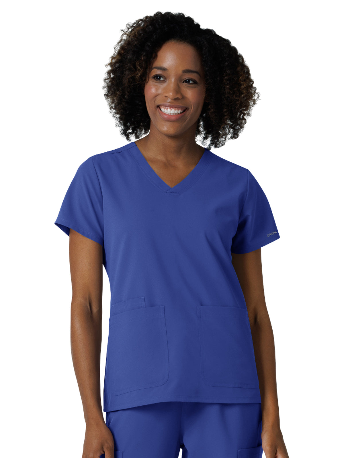 Wink Nurtur Women's Three-Pocket V-Neck Scrub Top