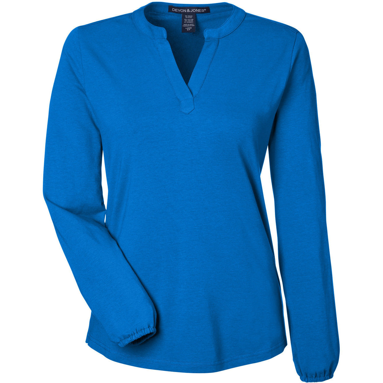 Devon & Jones Ladies' Raleigh Half-Placket Knit Top