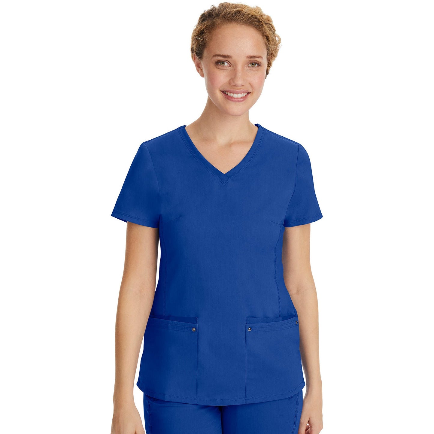 Healing Hands HH Purple Label Women's 2-Pocket Juliet Stylish V-Neck Top