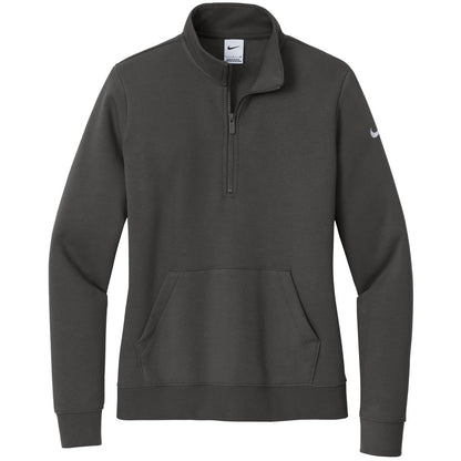 Nike Women's Club Fleece Sleeve Swoosh 1/2-Zip