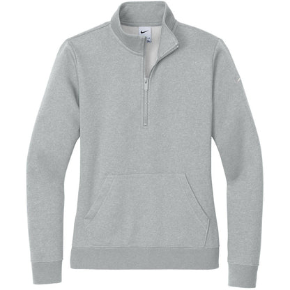 Nike Women's Club Fleece Sleeve Swoosh 1/2-Zip