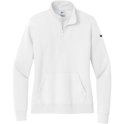 Nike Women's Club Fleece Sleeve Swoosh 1/2-Zip