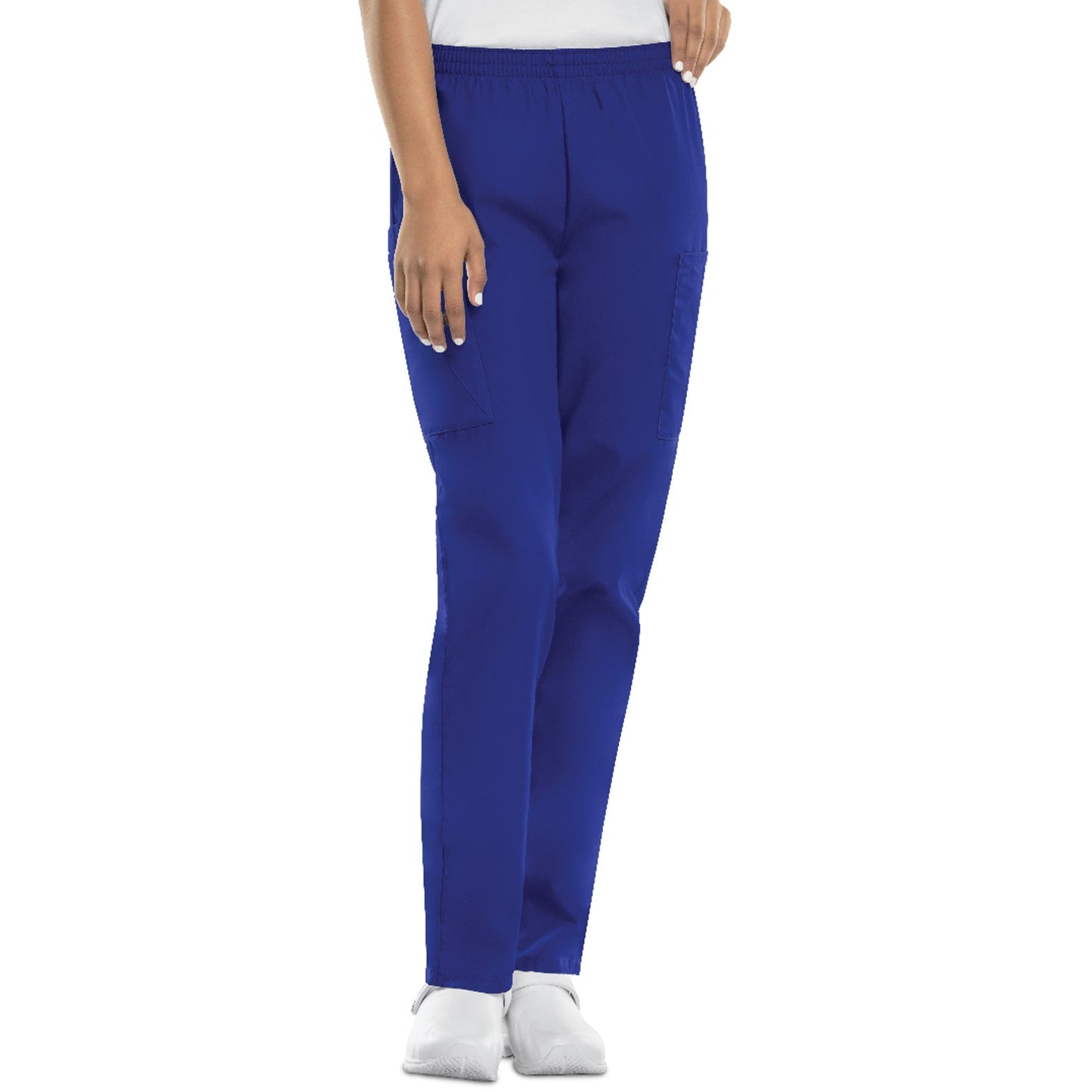 Cherokee Workwear Originals Women's Natural Rise Tapered Pull-On Cargo Pant